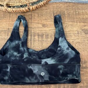 lululemon athletica Black and Gray Sports Bra
